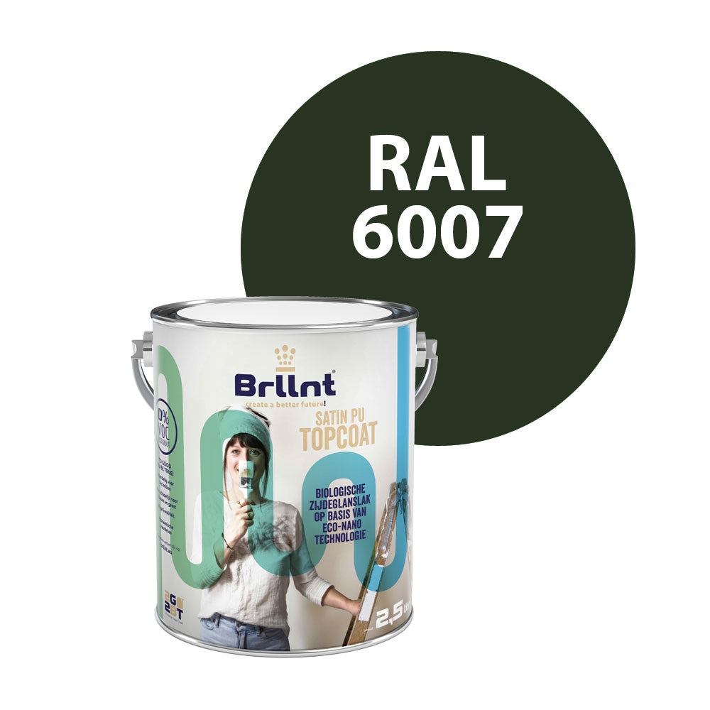 Wood paint RAL 6007 Bottle green