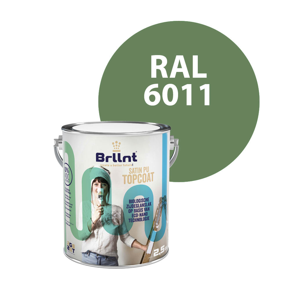 Wood paint RAL 6011 Reseda green