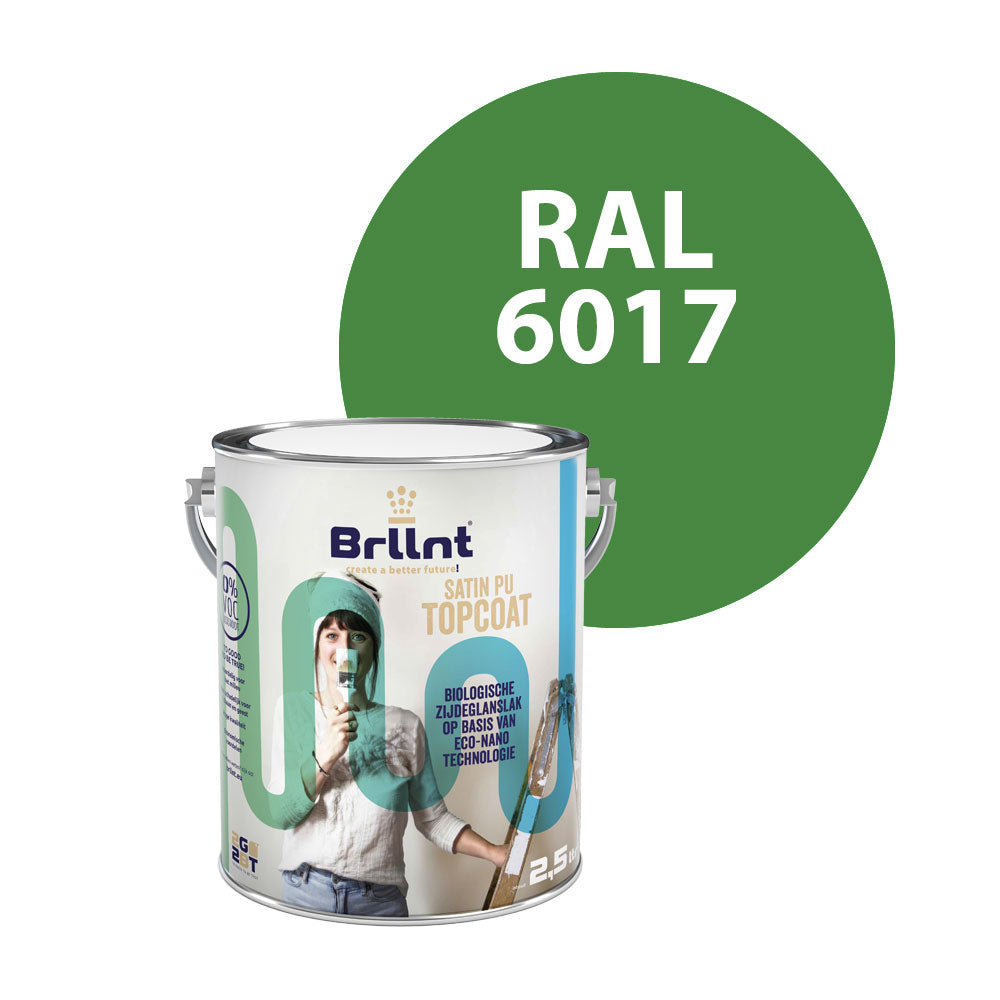 Wood paint RAL 6017 May green