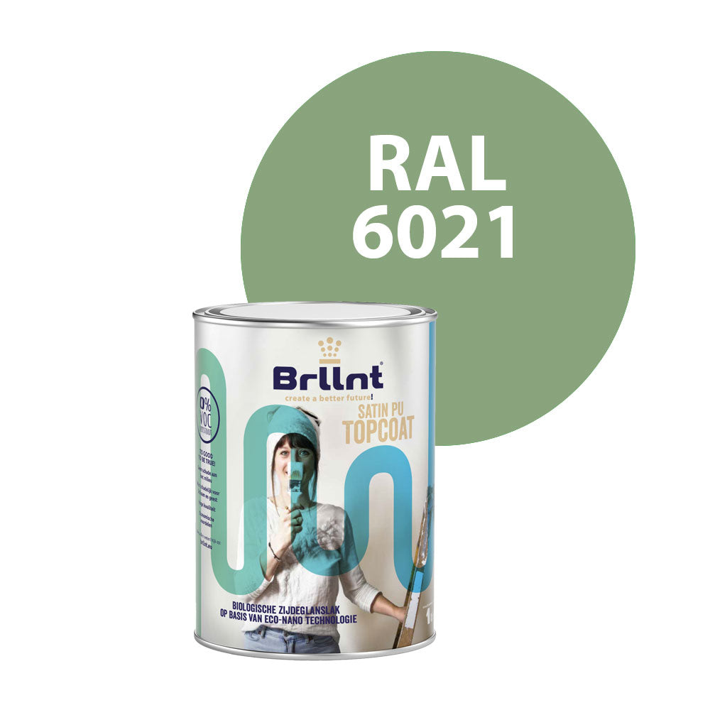 Wood paint RAL 6021 Pale green