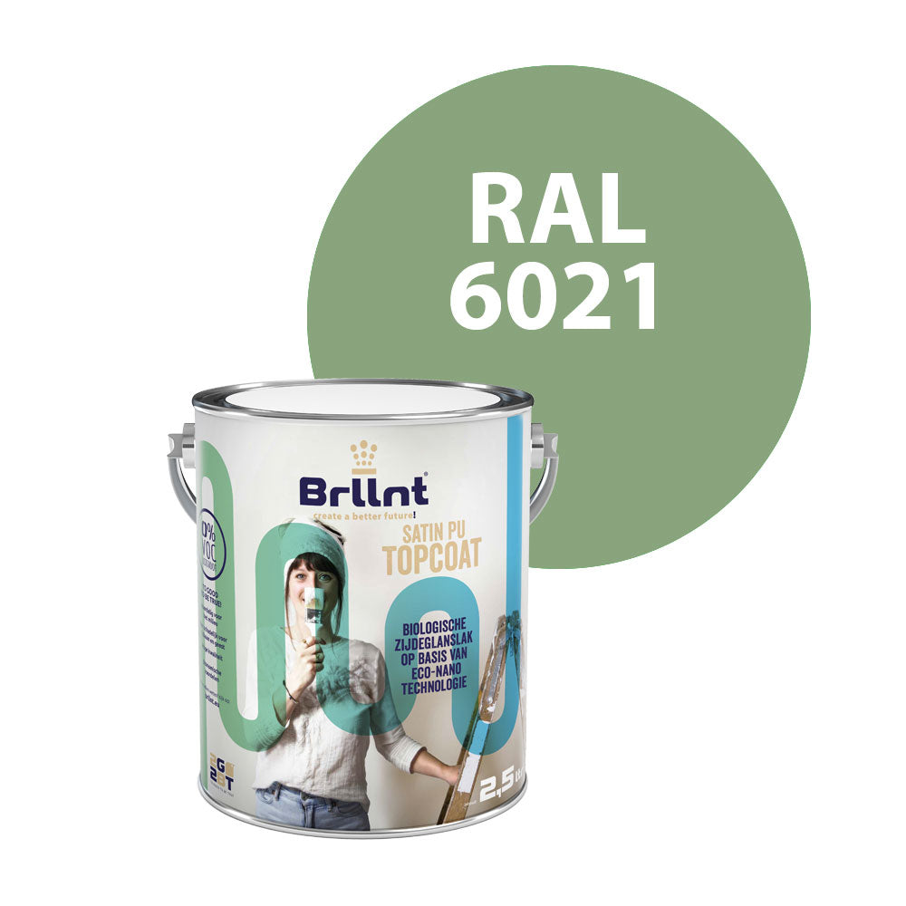 Wood paint RAL 6021 Pale green