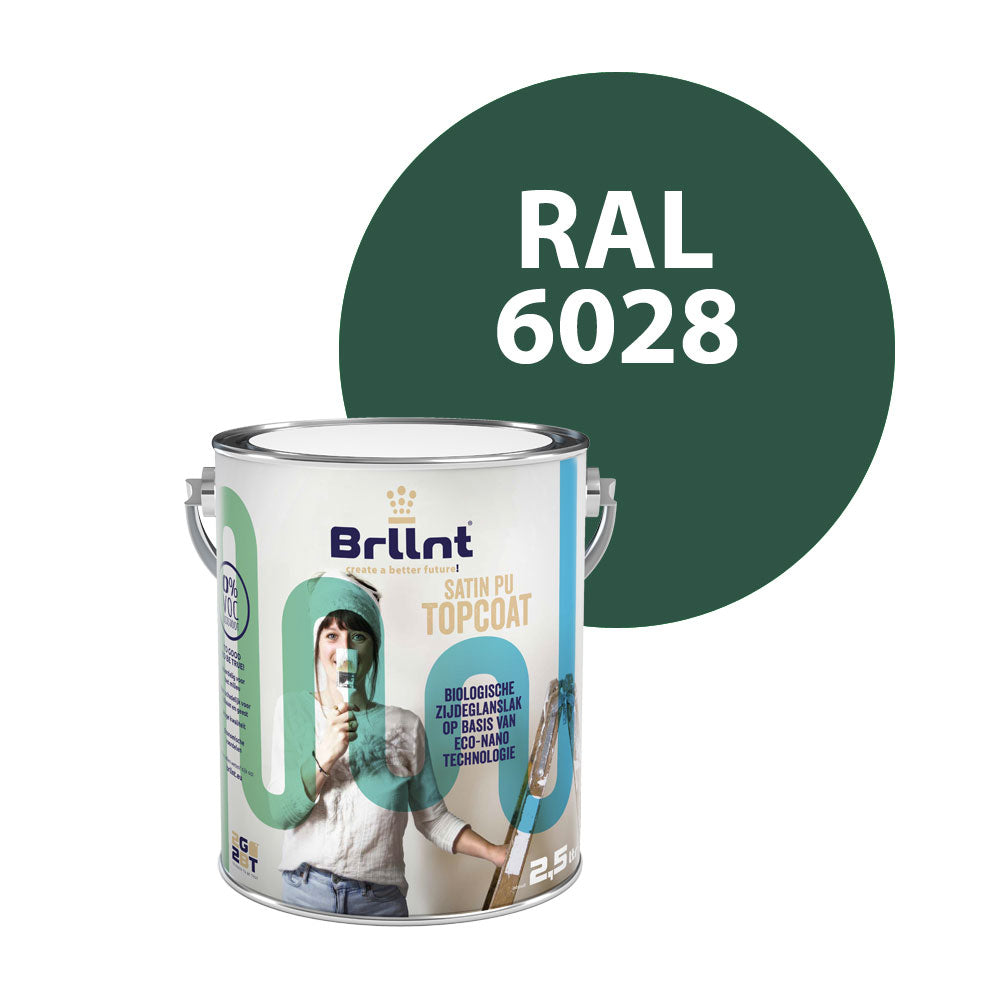 Wood paint RAL 6028 Pine green