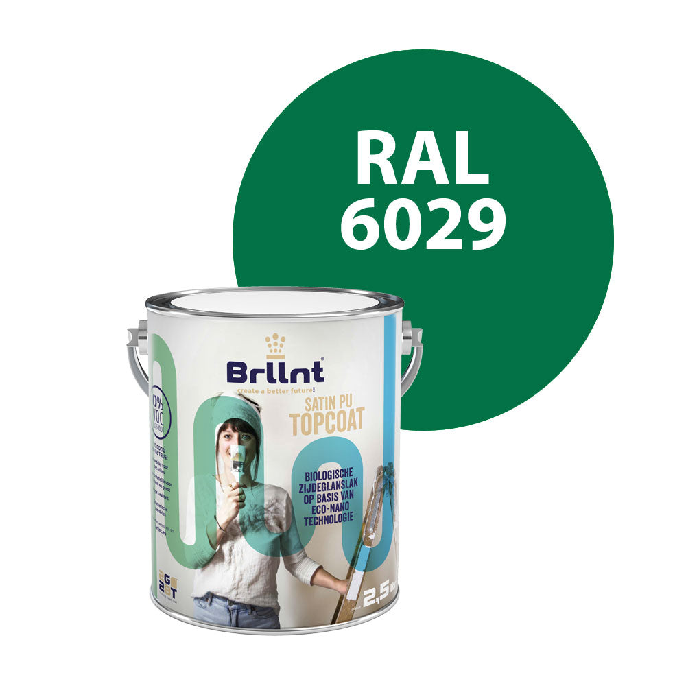 Wood paint RAL 6029 Mint green