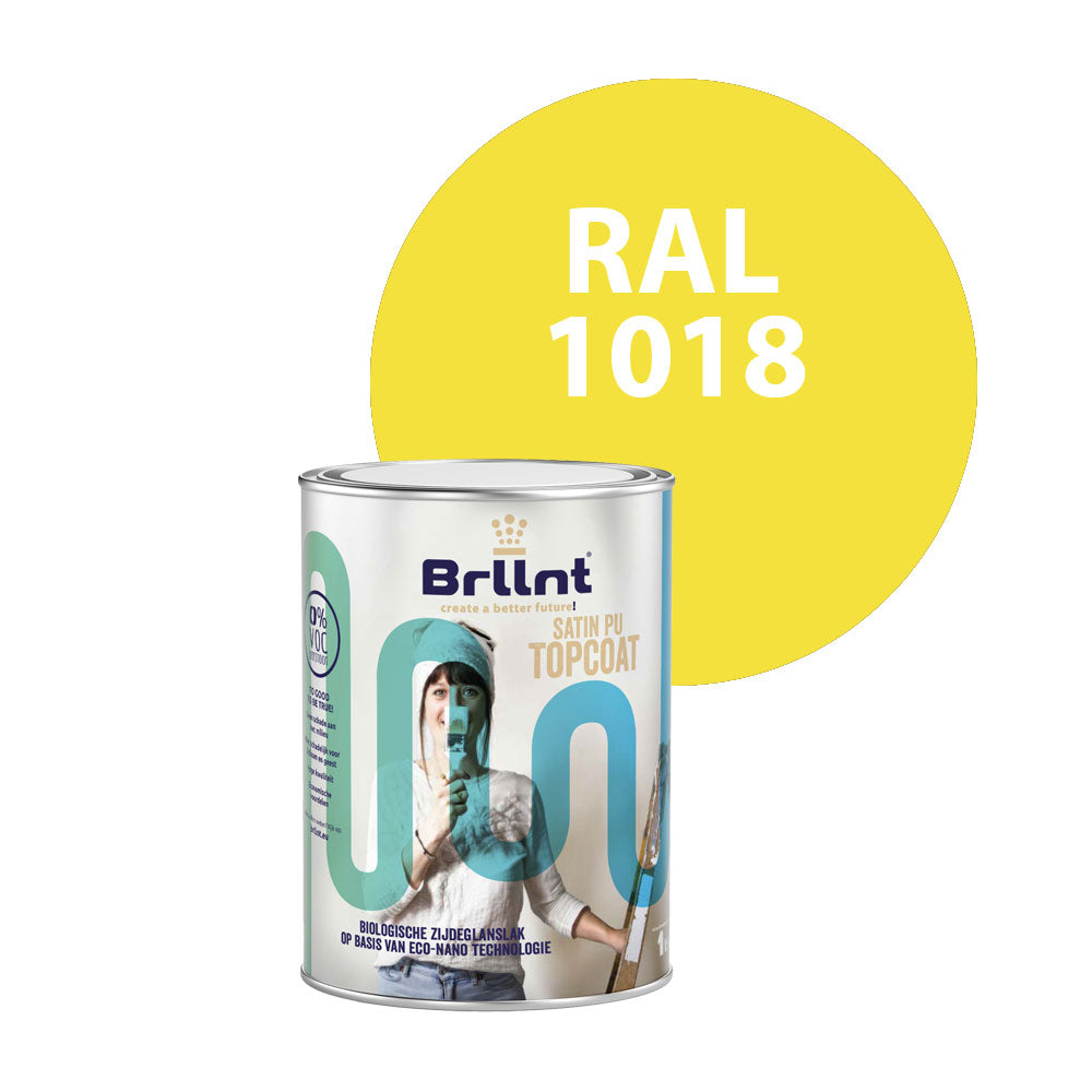 Wood paint RAL 1018 Zinc yellow