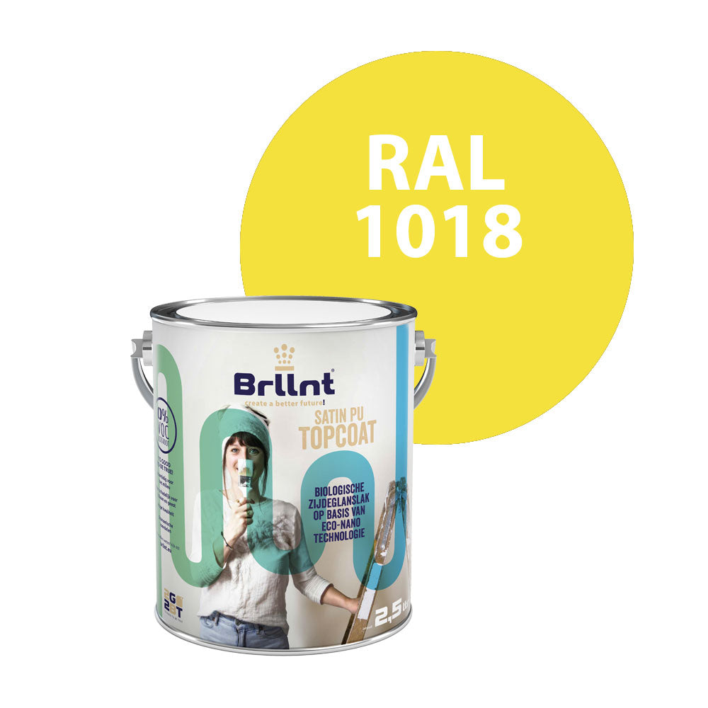 Wood paint RAL 1018 Zinc yellow