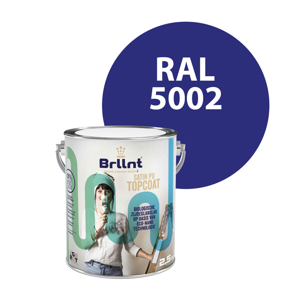 Wood paint RAL 5002 Ultramarine blue