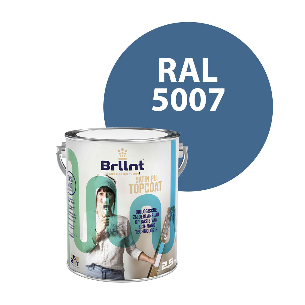 Wood paint RAL 5007 Brillant blue