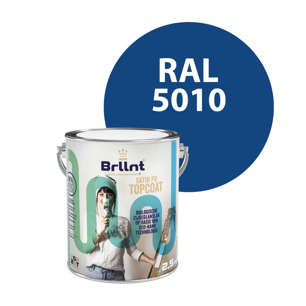 Wood paint RAL 5010 Gentian blue