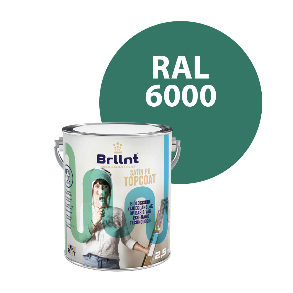 Wood paint RAL 6000 Patina green