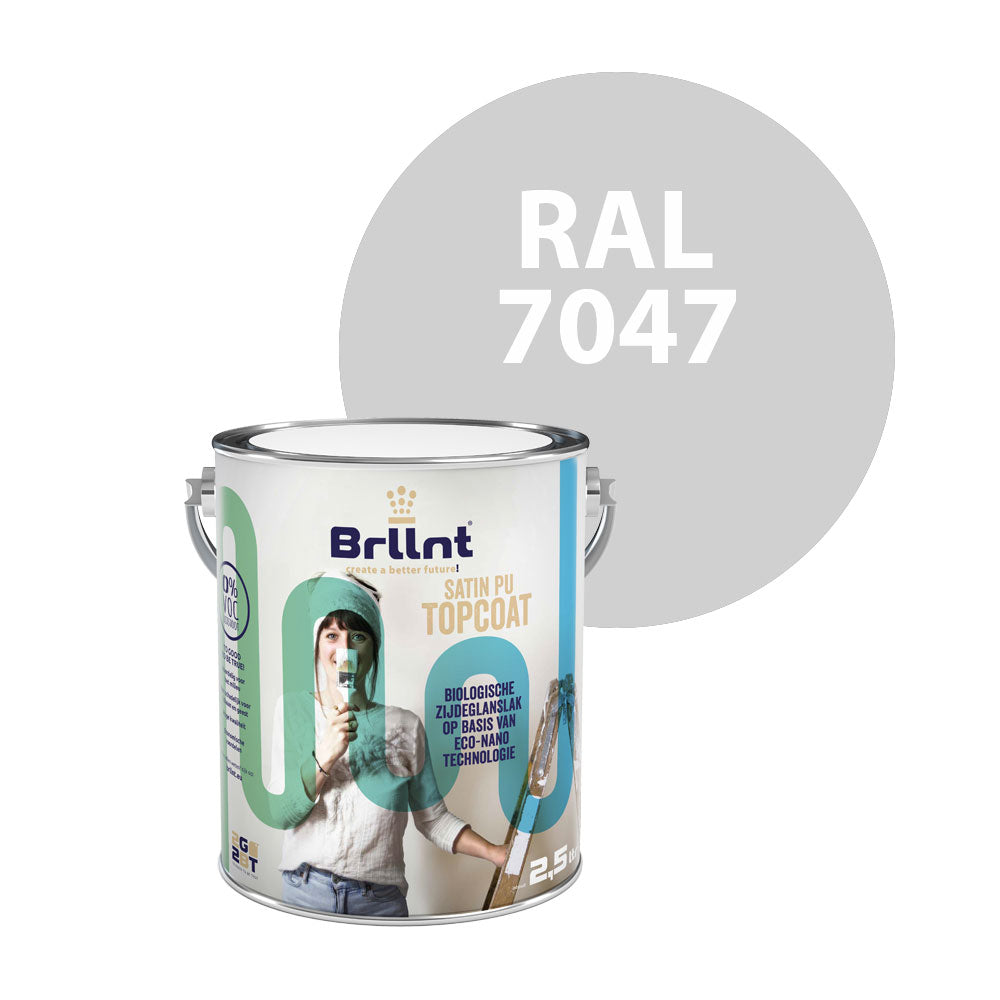 Wood paint RAL 7047 Telegrey 4