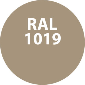 Pastelkleuren RAL 1019 Grijsbeige