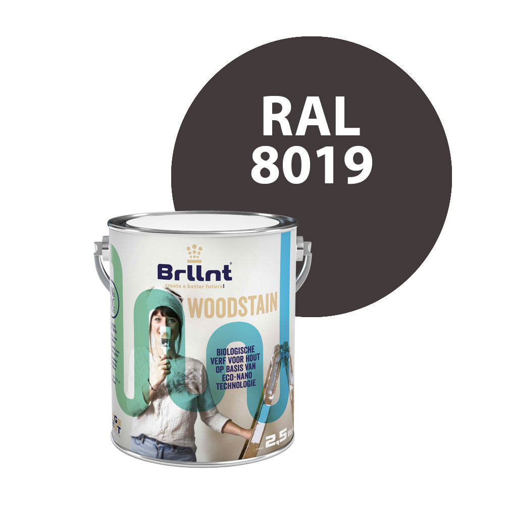 Houtbeits RAL 8019 Grijsbruin