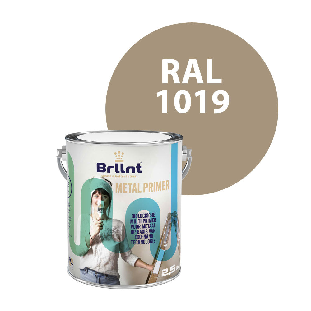 Metaal primer RAL 1019 Grijsbeige