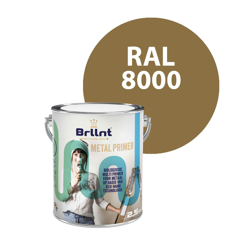 Metaal primer RAL 8000 Groenbruin