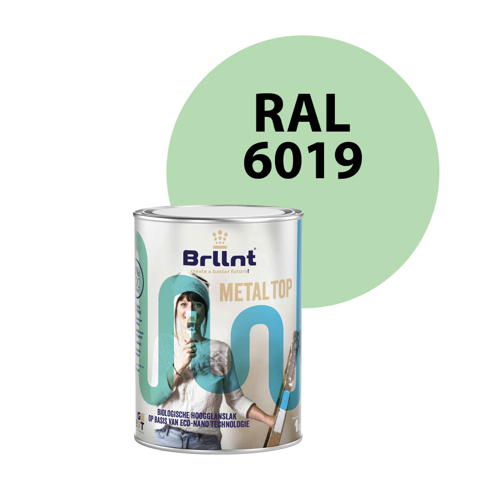 Metal paint RAL 6019 Pastel green