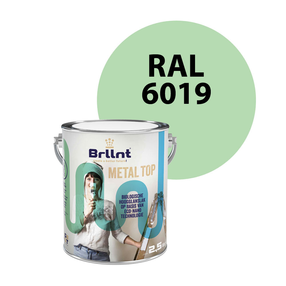 Metal paint RAL 6019 Pastel green