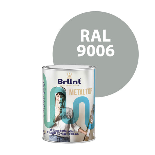 Metal paint RAL 9006 White aluminium