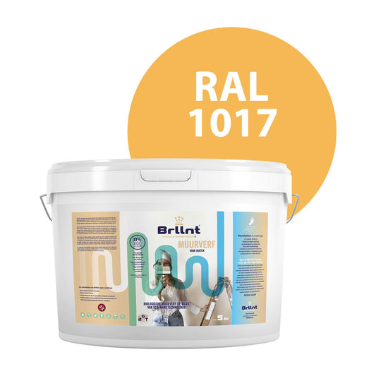 Muurverf RAL 1017 Buiten Mat