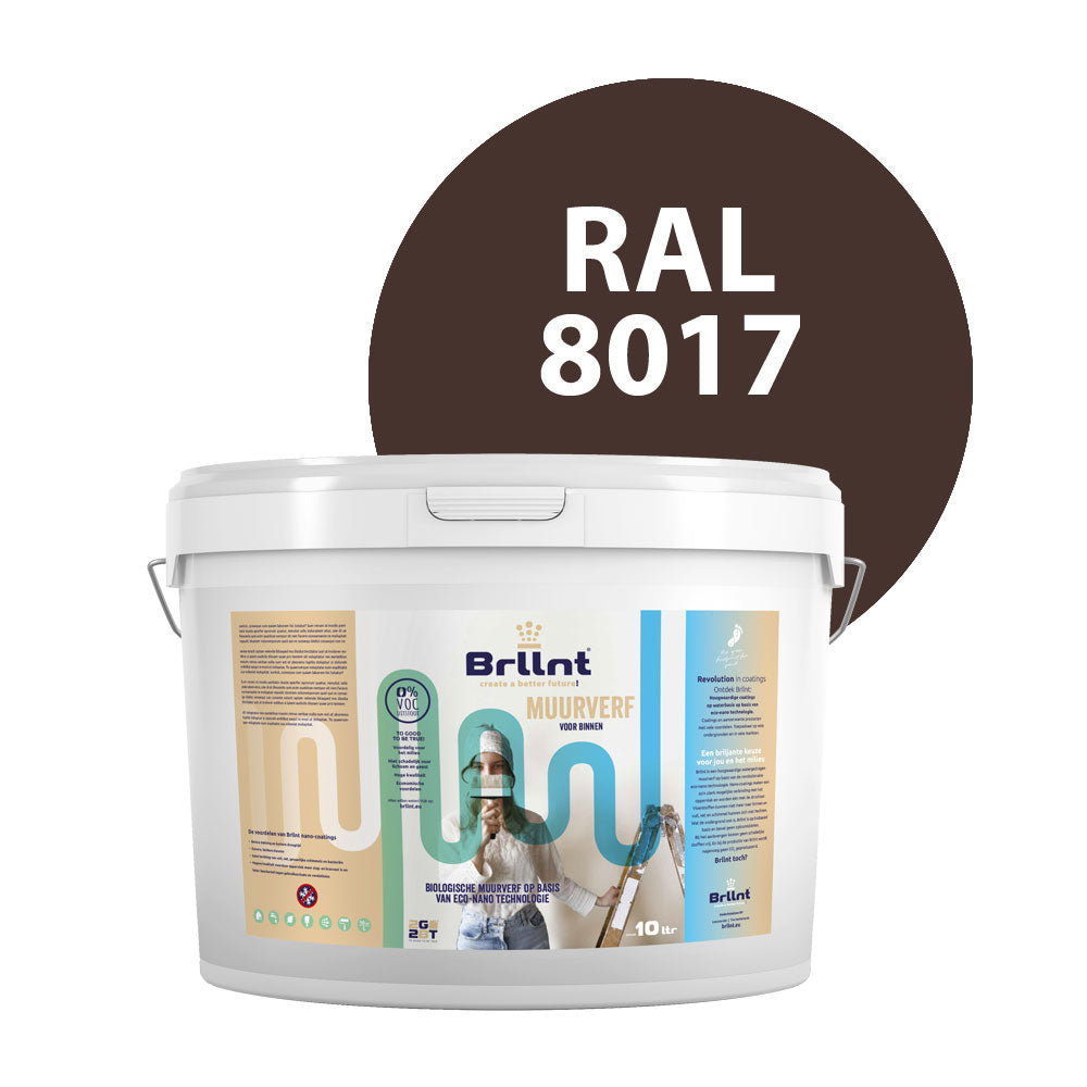 Muurverf RAL 8017 Chocoladebruin Binnen