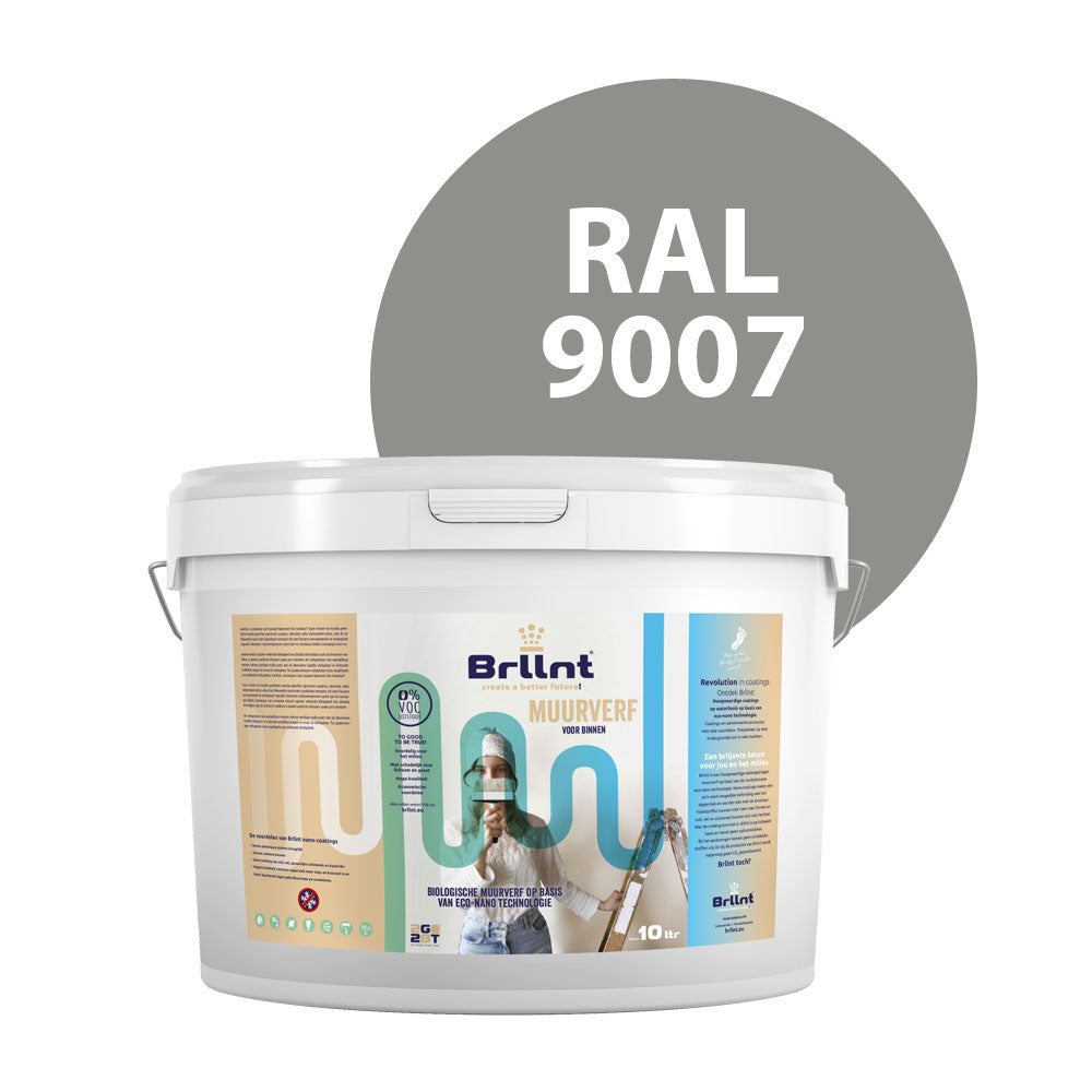 Interior Wall Paint RAL 9007 Grey aluminium