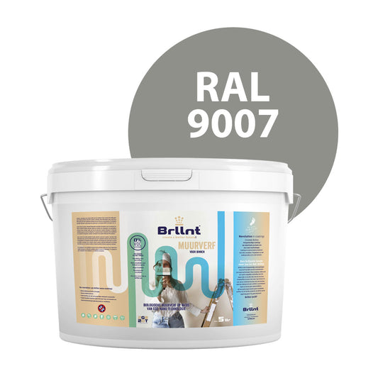 Interior Wall Paint RAL 9007 Grey aluminium